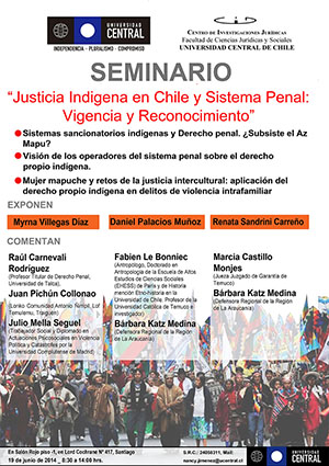 Seminario Justicia Indígena y Derecho Penal