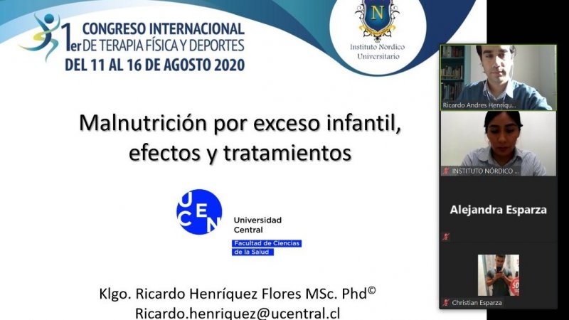 Director de Kinesiología expone en el primer Congreso de Terapia Física y Deportes del Instituto Nórdico Universitario de México