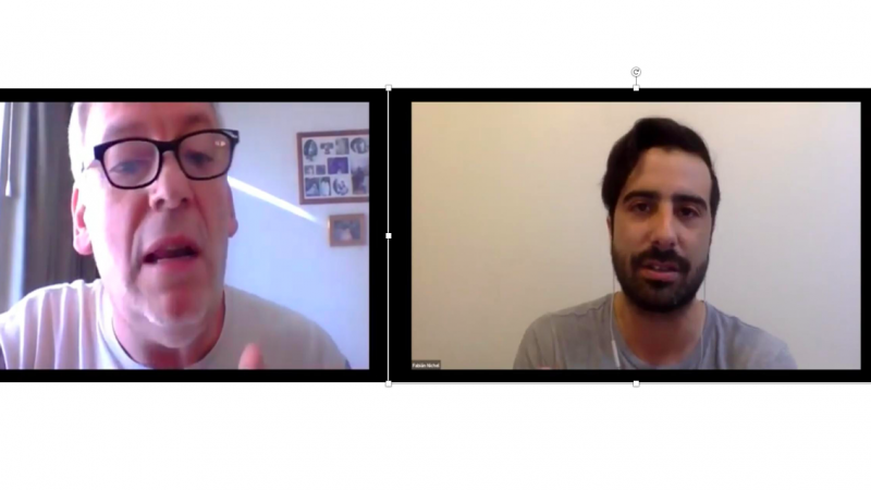 “Una conversación con Georg Unger y Fabián Nichel acerca de las fortalezas de actores para colaborar con el desarrollo humano en tiempos de crisis sociosanitarias”