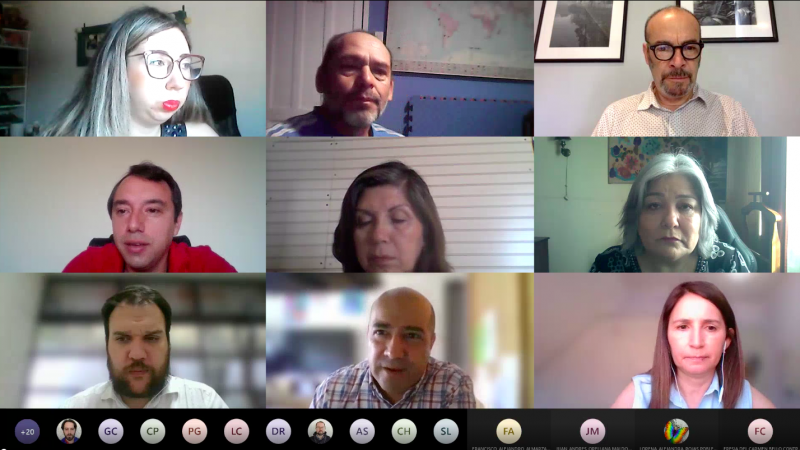 Docentes de Carreras Técnicas se reúnen con equipo de Vicerrectoría Académica