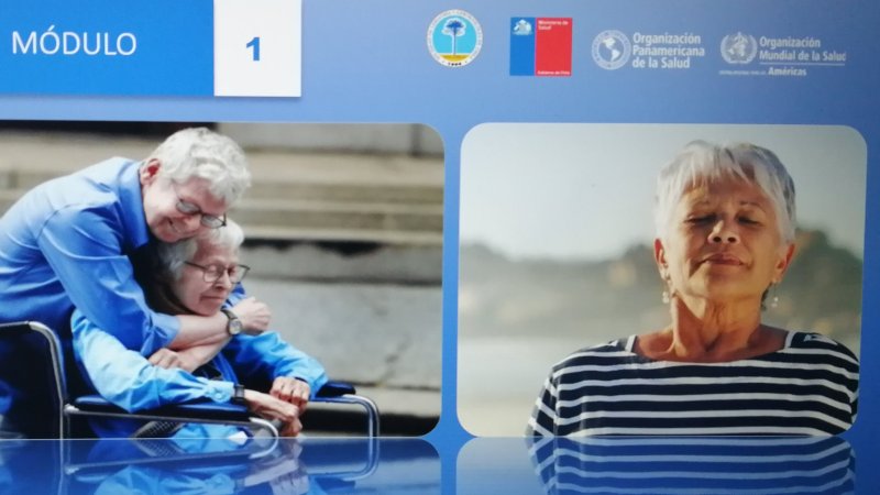 Académica de Enfermería participa en curso para cuidadoras de personas mayores del Minsal y SCHGG