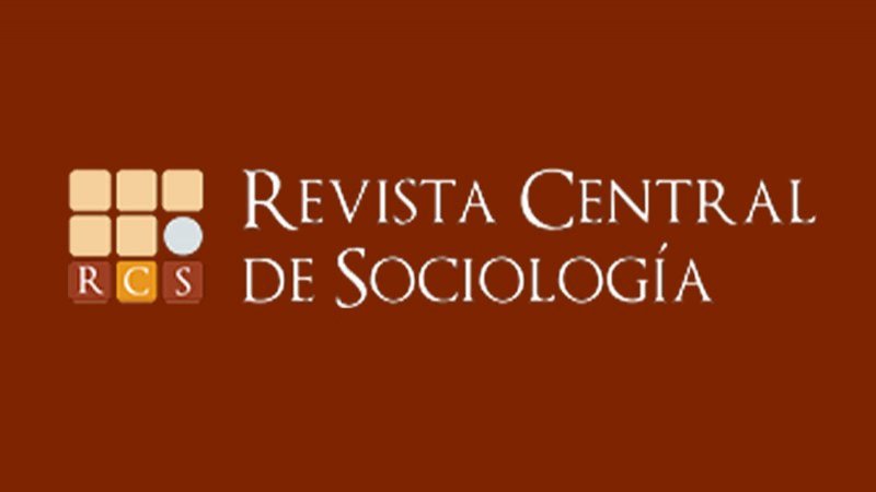 Revista Central de Sociología abordará temas referidos a la 