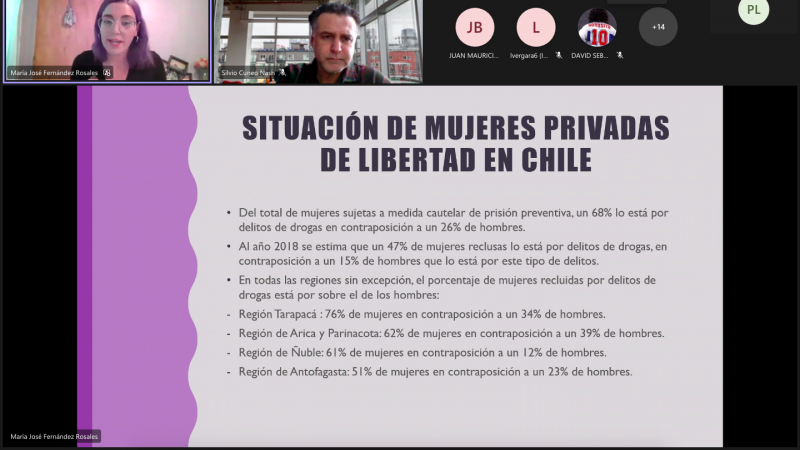 FACDEH discute sobre política criminal de drogas con perspectiva de género