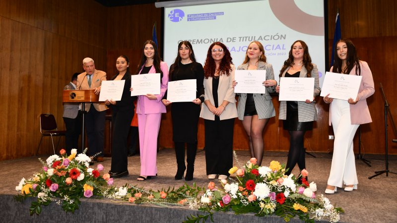 FACDEH tiene 39 nuevos trabajadores sociales