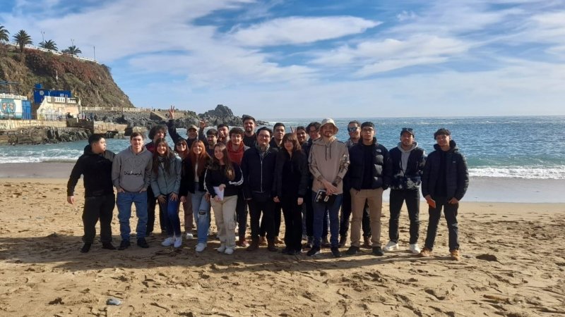 Estudiantes de la asignatura Diseño de Obras Marítimas y Portuarias realizan recorrido por la Región de Valparaíso