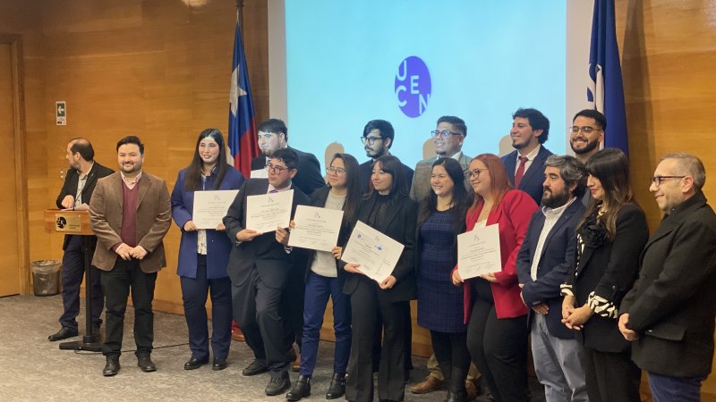 Nuevos titulados de la carrera de Pedagogía en Matemática y Estadística