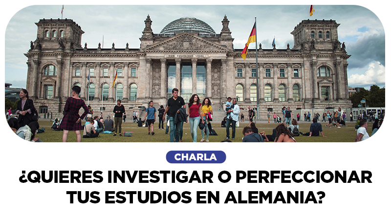 Invitación a Charla DAAD en U. Central para oportunidades de becas de investigación y estudios en Alemania