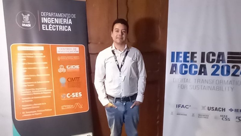 Profesor de Laboratorios de Física, Luciano Rocco, participó del Congreso IEEE ICA-ACCA 2024