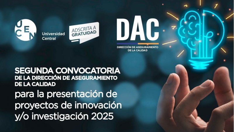 Segunda Convocatoria DAC, para la presentación de proyectos de innovación y/o investigación en Aseguramiento de la Calidad 2025