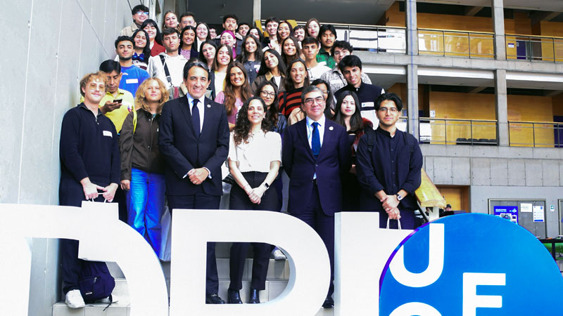 UCEN recibió a 57 estudiantes internacionales en la Ceremonia de Movilidad Entrante del segundo semestre de 2025