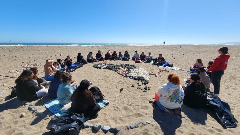 Estudiantes vivieron experiencia de aprendizaje activo en el Humedal Río Elqui